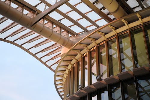 Low Angle View of a Modern Building 