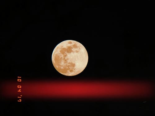 Foto profissional grátis de lua cheia