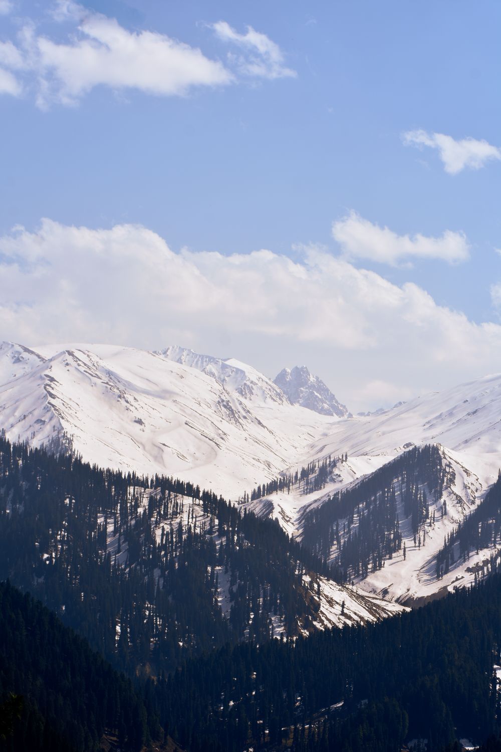 Snow Covered Mountains Under Blue Sky · Free Stock Photo