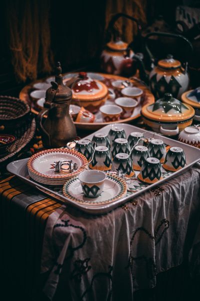 Coffee (qahwa) ware