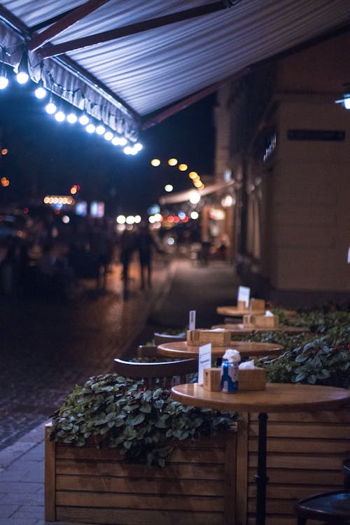 Outdoor Sitting of a Bar Restaurant