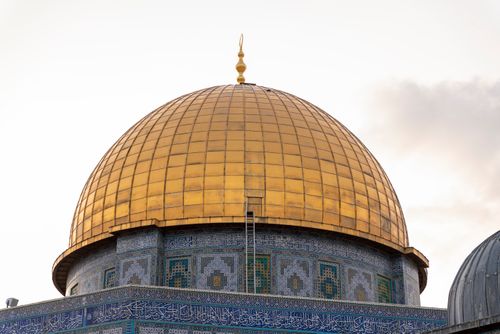 Free Stunning view of the Dome of the Rock, a famous landmark in Jerusalem, Israel. Stock Photo