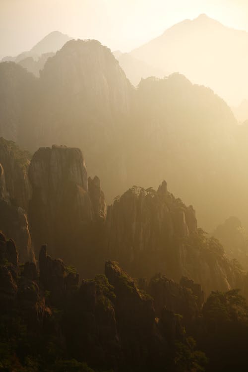 Mountains in Sunlight