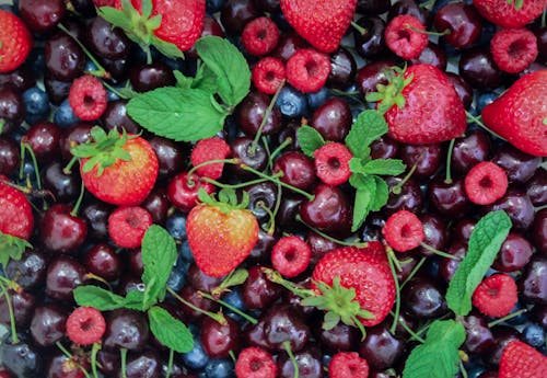 Free stock photo of berries, blueberries, cherries