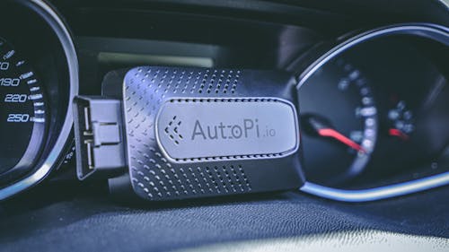 AutoPi Telematics Unit in a car