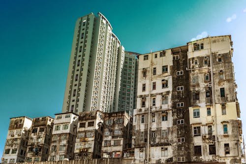 Free stock photo of abandoned building, abstract, apartment building Stock Photo