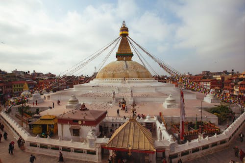 The Bouddhanat Stupa in Kathmandu Nepal