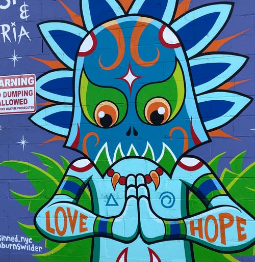 Free stock photo of alien, graffiti art, mural painting Stock Photo