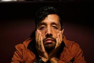 A Man Making a Droopy Facial Expression