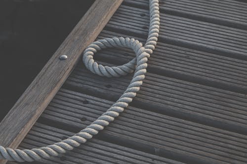 Rope on Wooden Dock