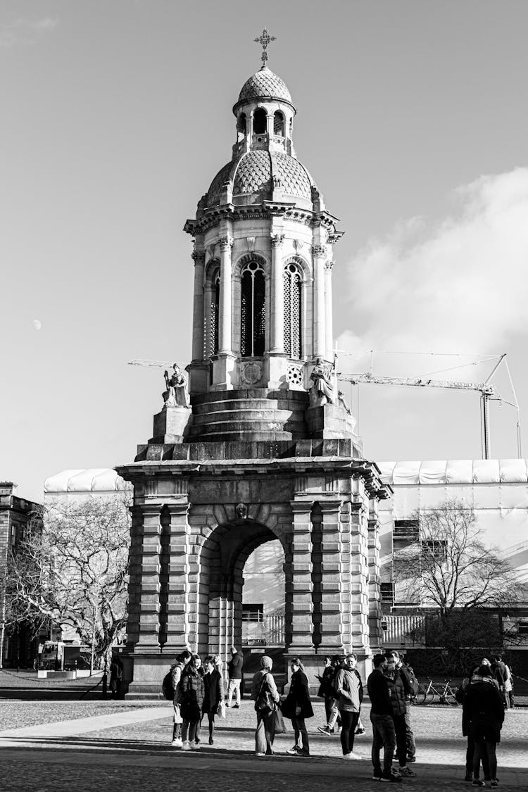 Campanile Of Trinity College In Dublin