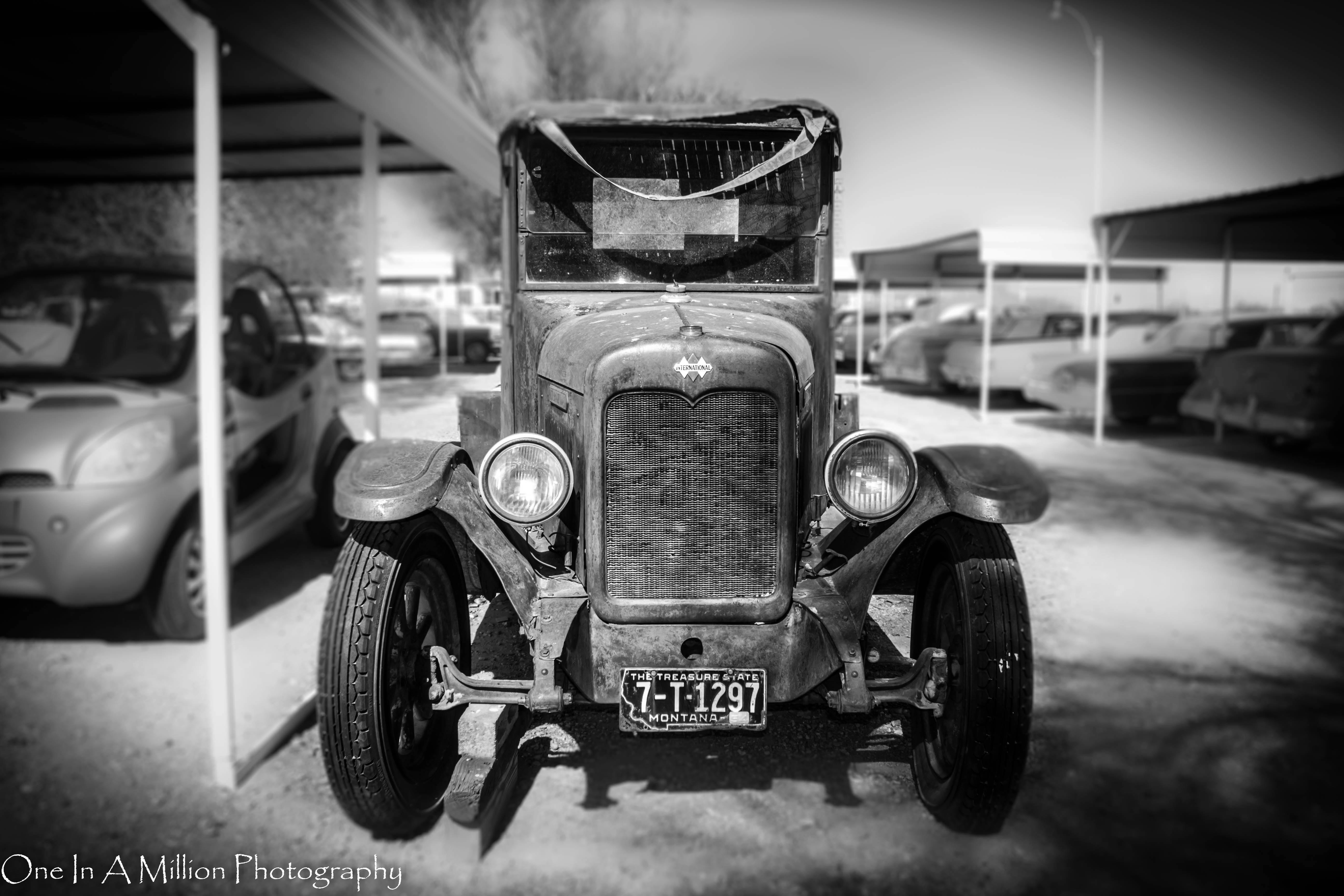 Free stock photo of antique, black and white, car