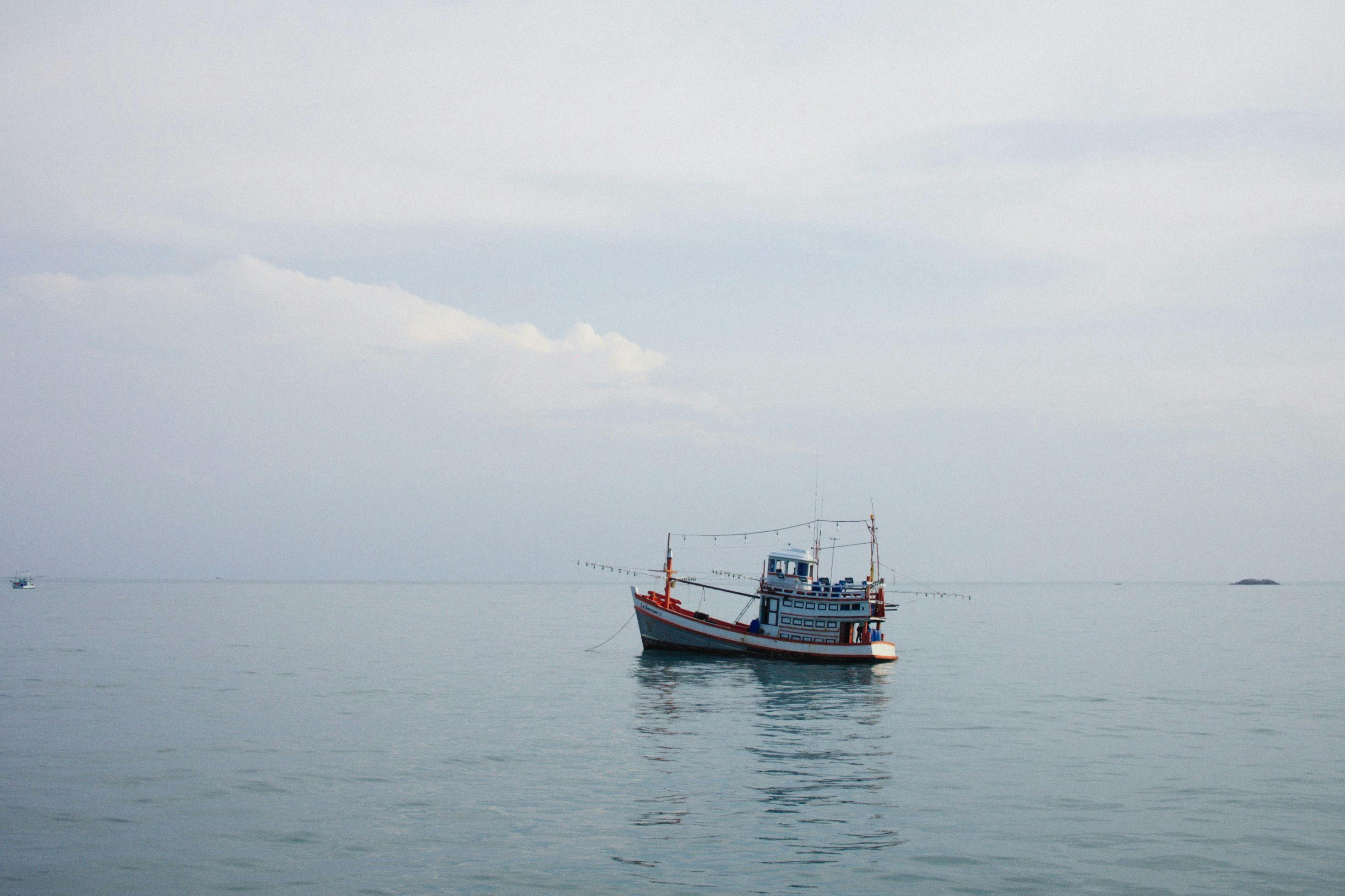 Fishing Boat on the Sea · Free Stock Photo