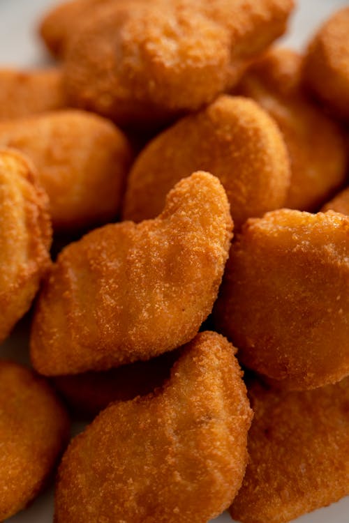 Close Up Shot of a Fried Food