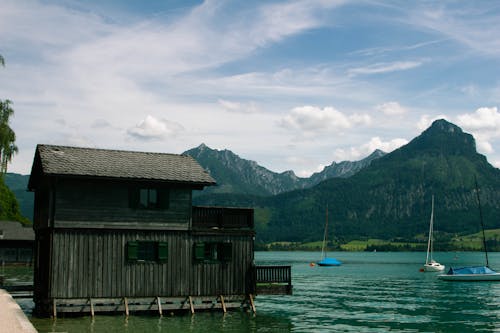Fotobanka s bezplatnými fotkami na tému domy, drevený, hora