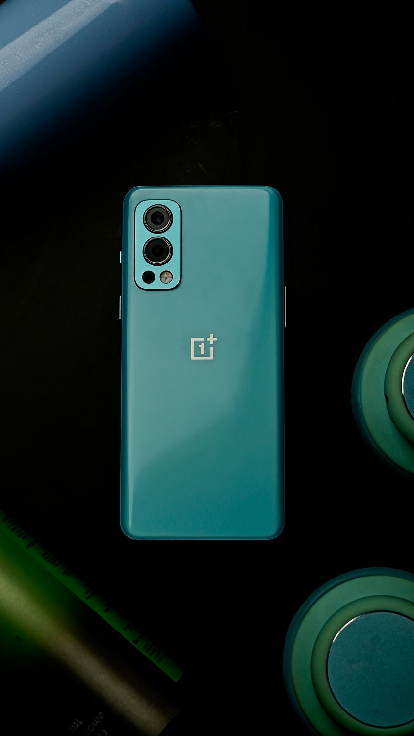 Photo of a Blue Phone · Free Stock Photo