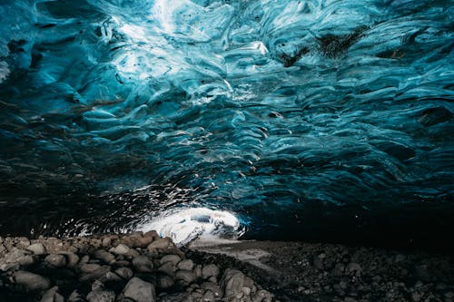 Free Icecave in Iceland, Vatnajkull Glacier Stock Photo