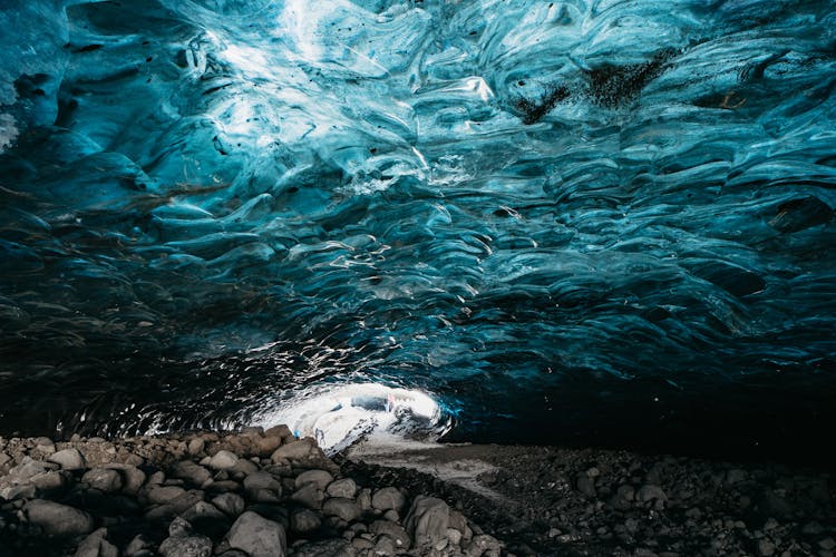 Icecave In Iceland, Vatnajkull Glacier