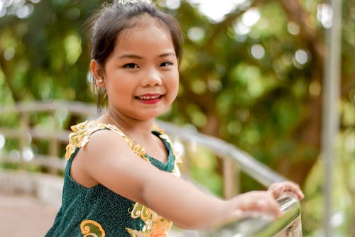 Free Close Up Photo of a Girl Smiling Stock Photo