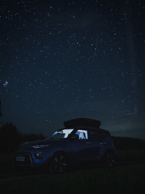 Car Under a Starry Sky 