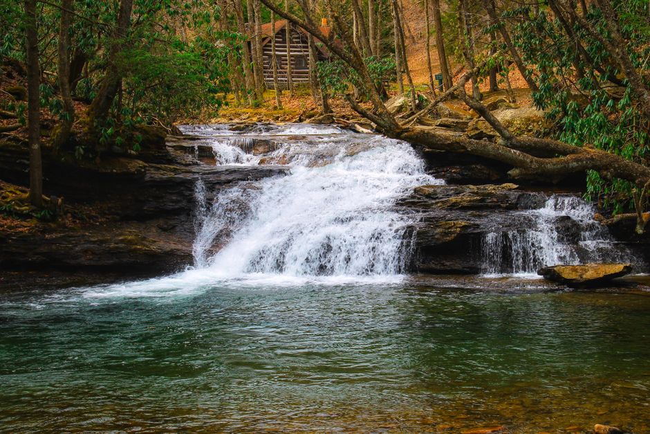 Waterfall at Pearson's Falls things to do in saluda nc