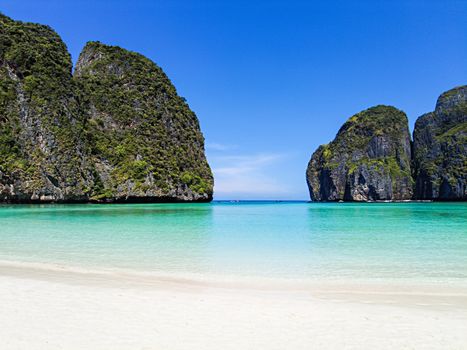 Beautiful Rock Formations on Body of Water