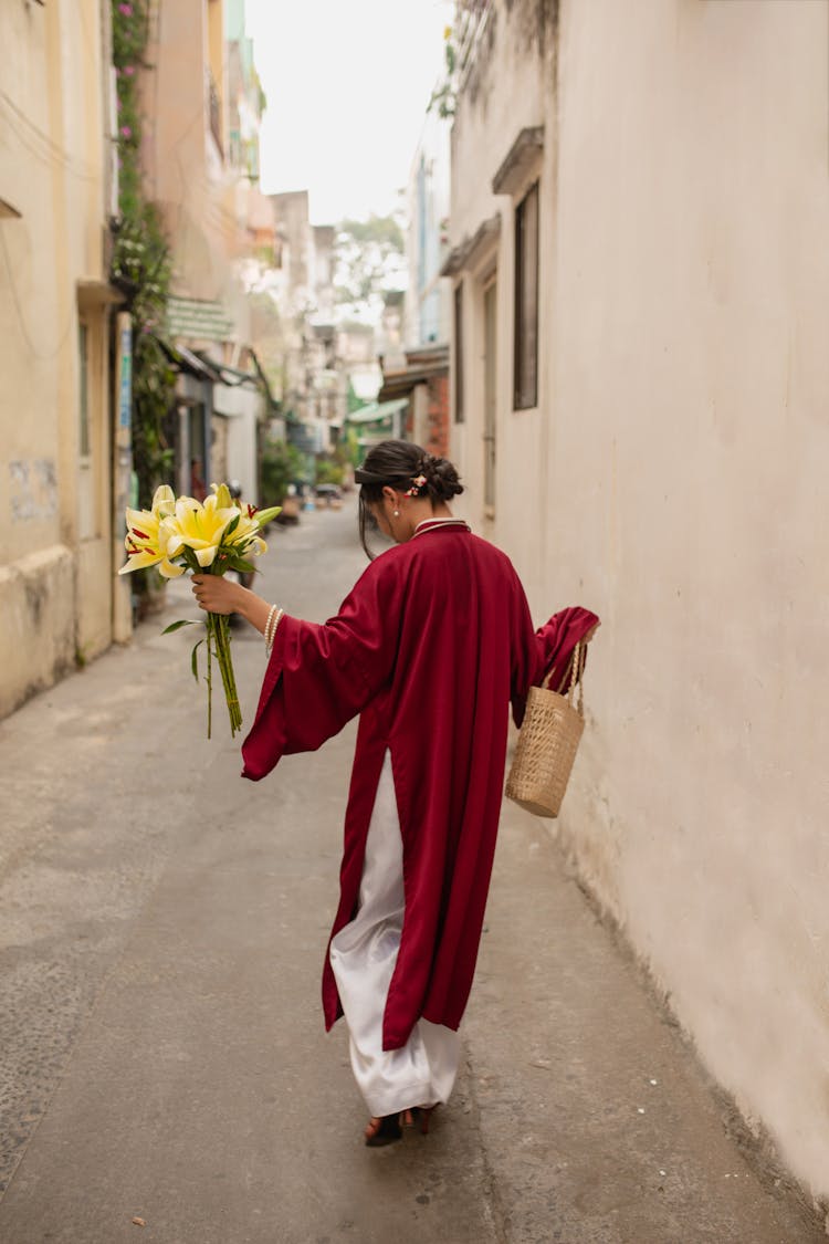 Woman In Alleyway