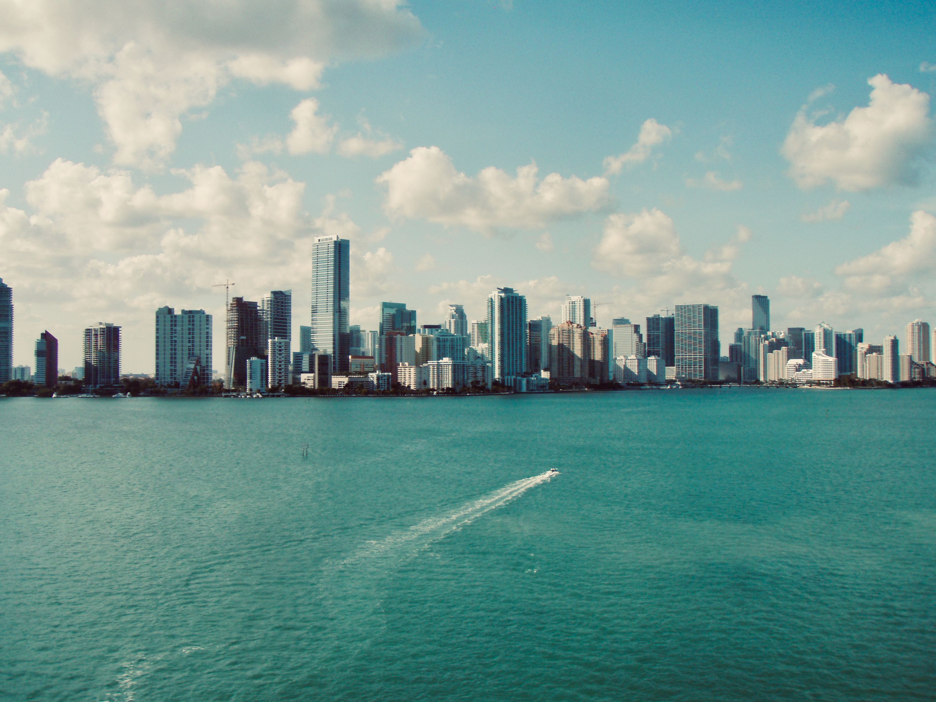 An Aerial Shot of a Coastal City · Free Stock Photo