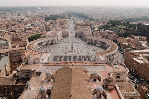 Free St. Peters Square, Vatican City Stock Photo