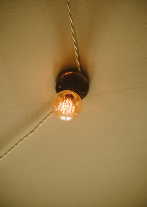 An Illuminated Light Bulb