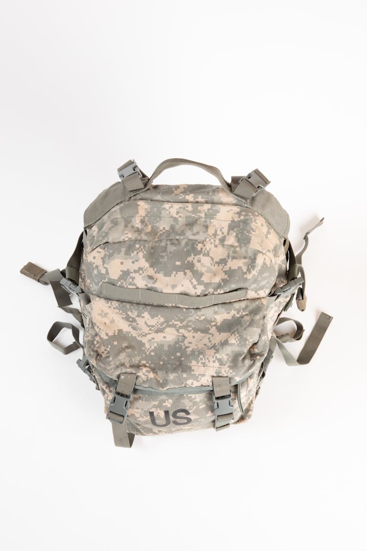 Close-up Photo Of A Military Rucksack 