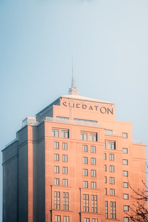 Δωρεάν στοκ φωτογραφιών με sheraton, καθαρός ουρανός, κατακόρυφη λήψη