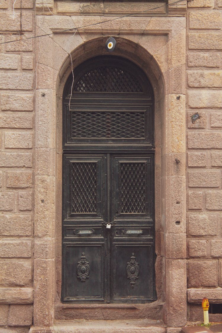 Locked Door In Building