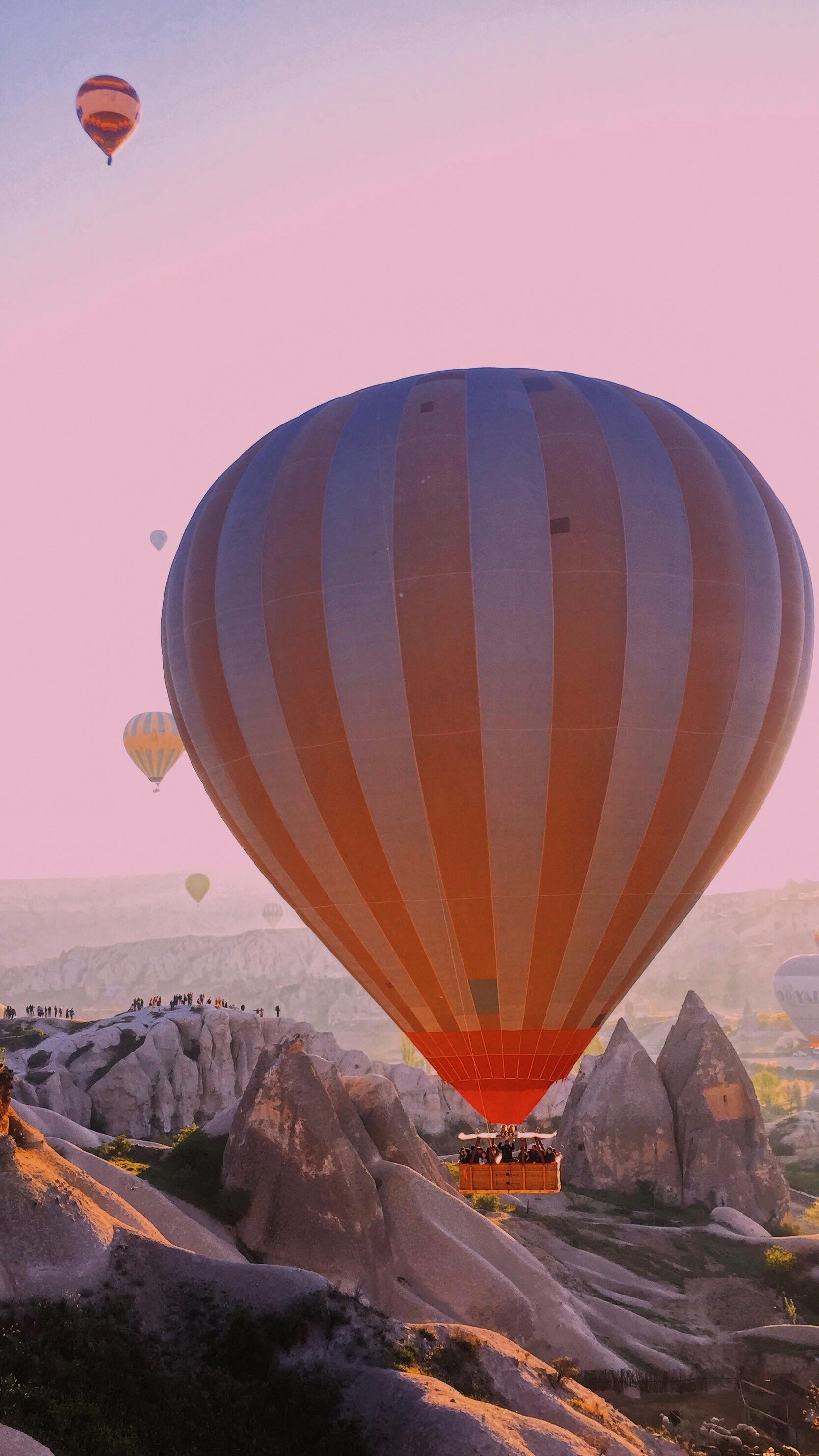 Hot Air Balloons Flying at Dawn · Free Stock Photo