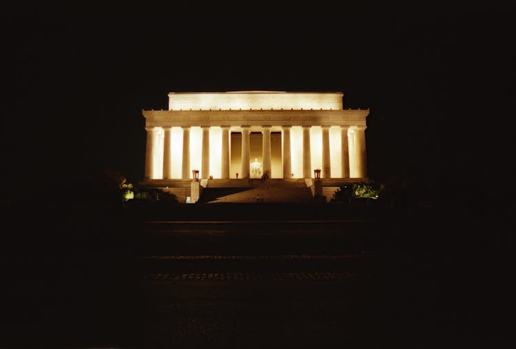 Lincoln Memorial At Night