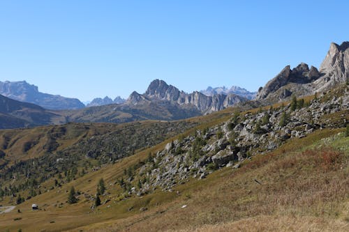 Blue Sky over Mountains