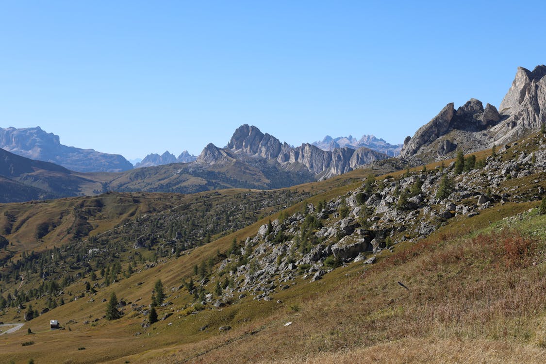 Blue Sky over Mountains