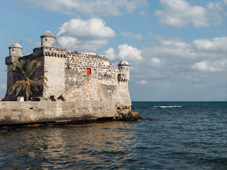 The Cojimar Castle On The Coast Of Havana Cuba