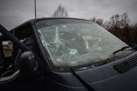 Shot in the car in Borodianka