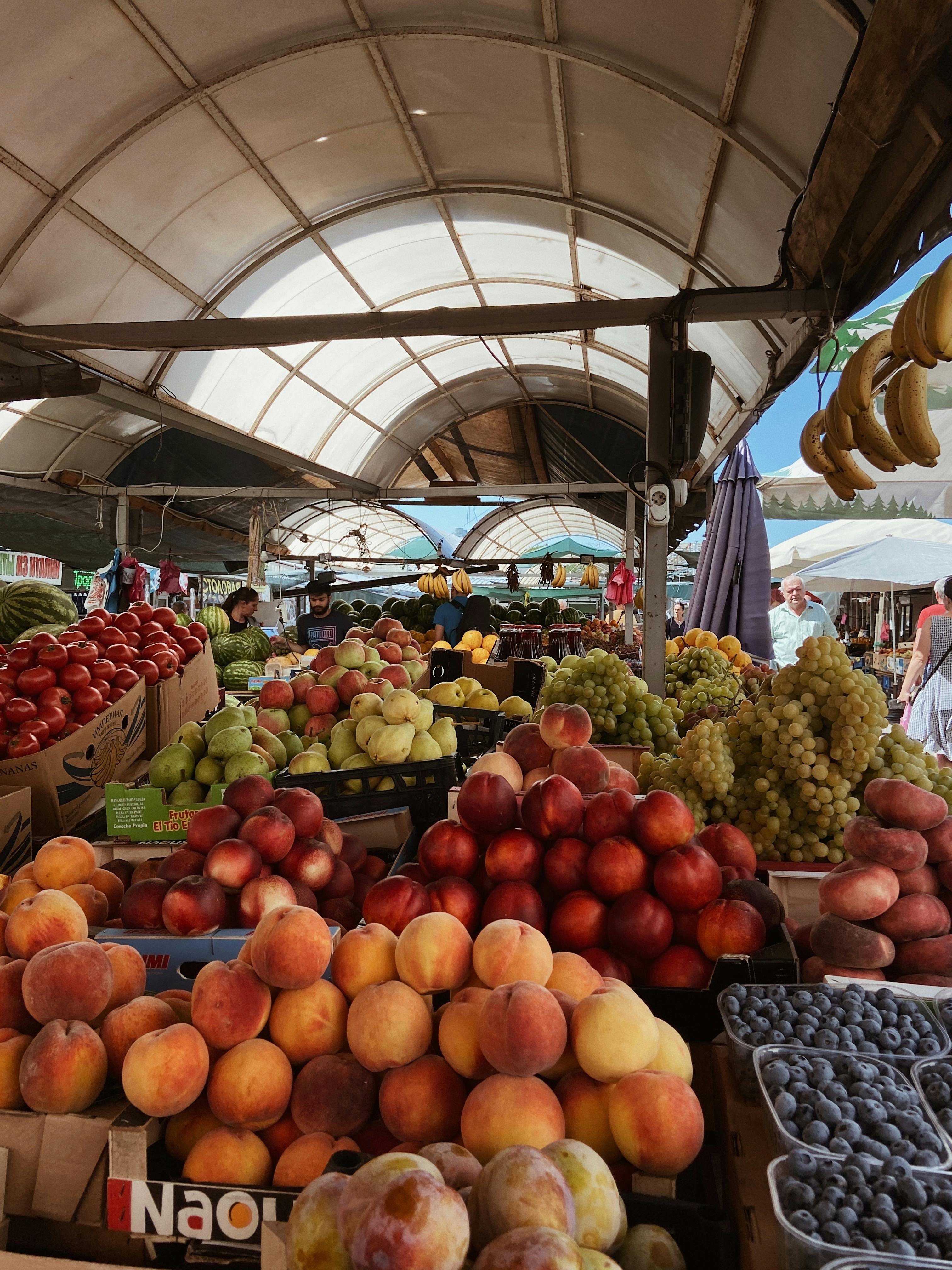 assorted fruits in the market