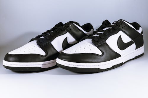 Black and White Nike Sneakers