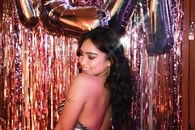 Beautiful Woman Wearing a Backless Top