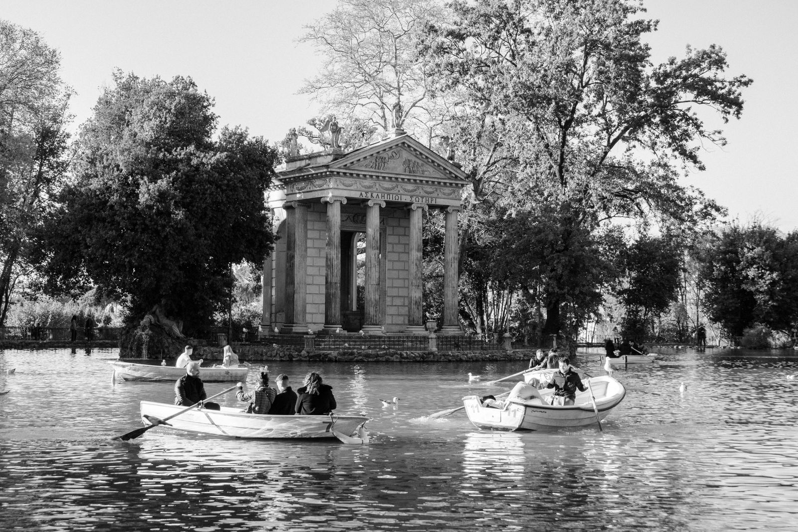 Villa Borghese is de beste uitvalsbasis van de stad