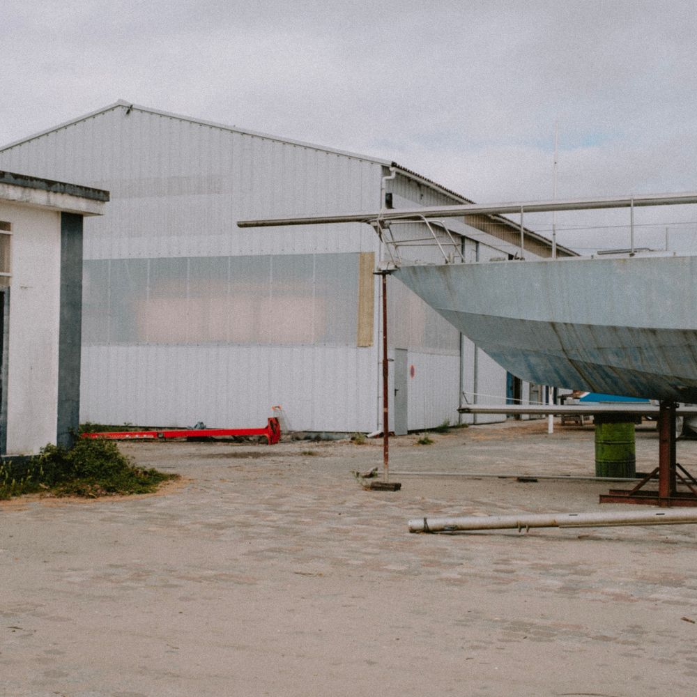 Nuffield — belongings being loaded for transport to storage