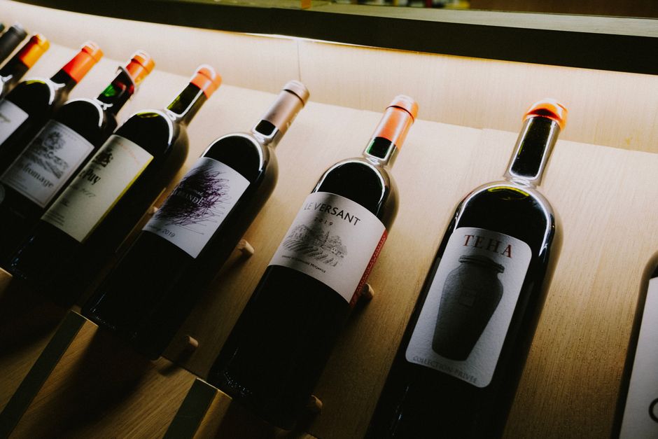 Private wine cellar on a yacht