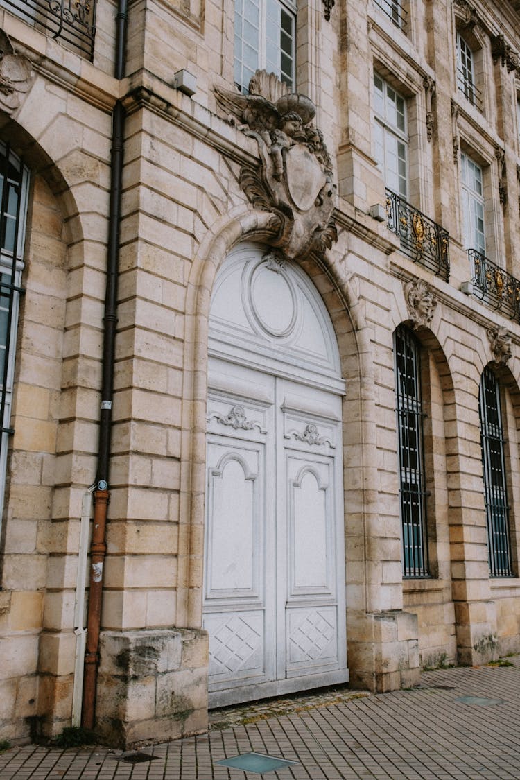 Facade Of The National Museum Of The Customs, Bordeaux, France 