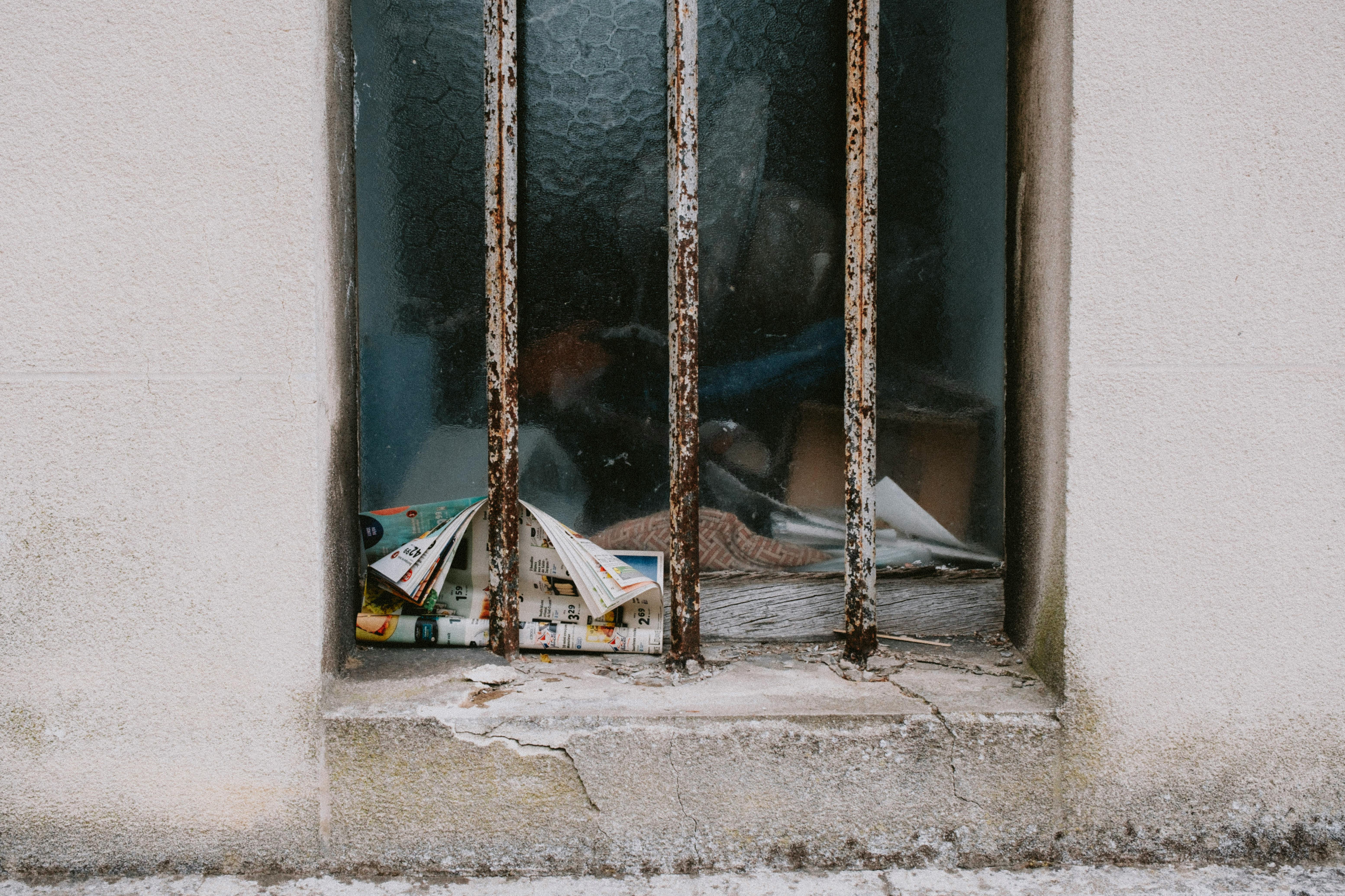 Window with Metal Grills