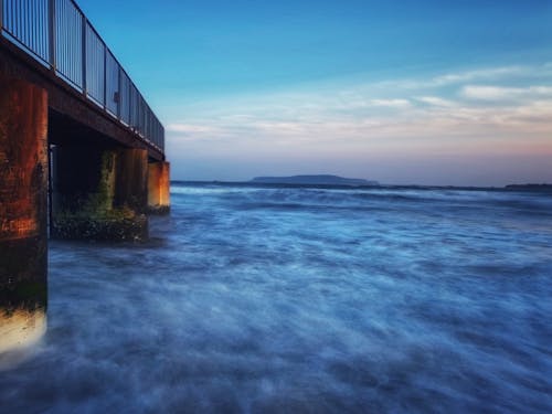 Free stock photo of beach, iphone, longexposure