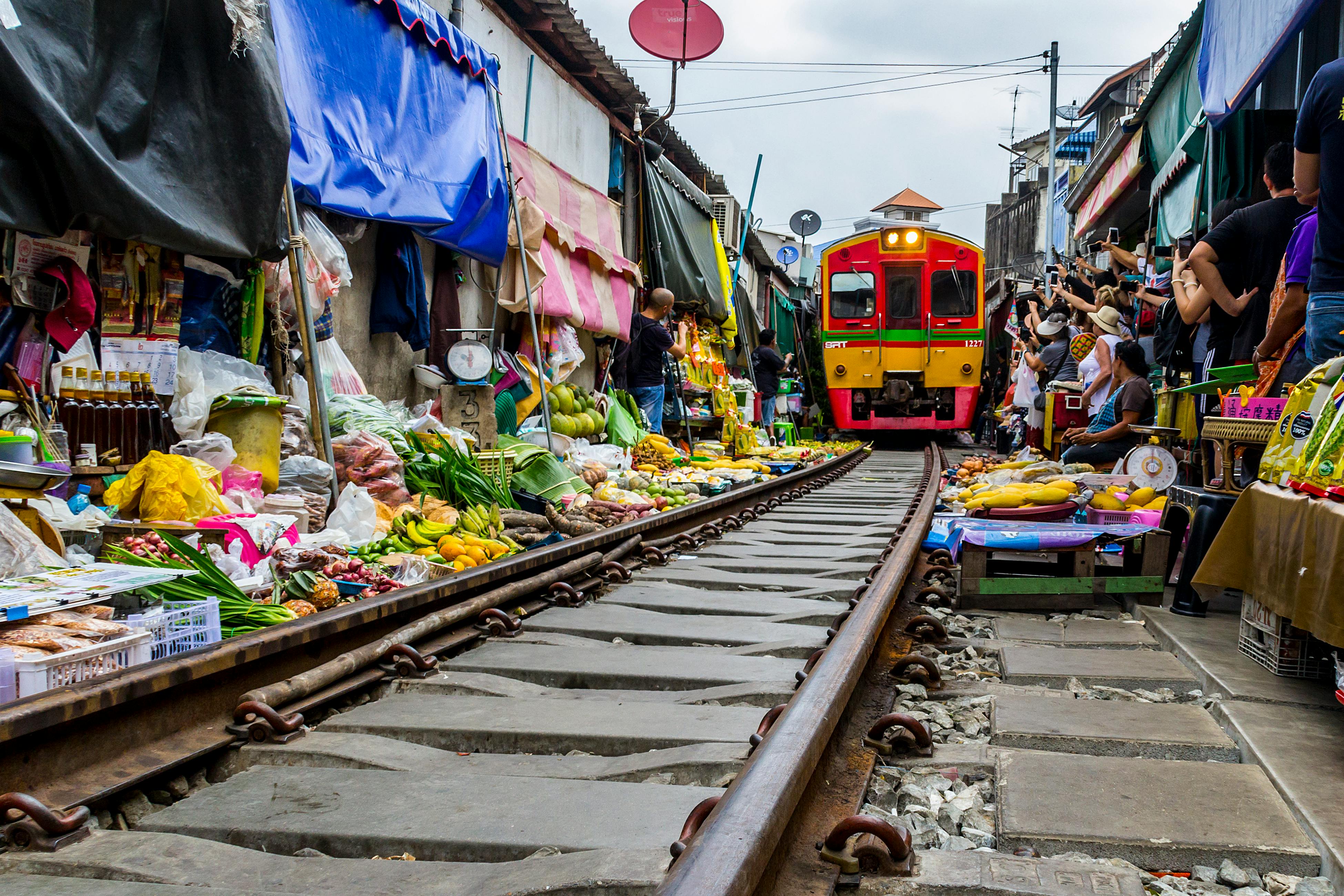 Maeklong Railway Market In Bangkok, Thailand · Free Stock Photo