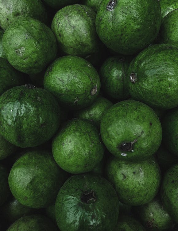 Close-up Photo of Ripe Feijoas